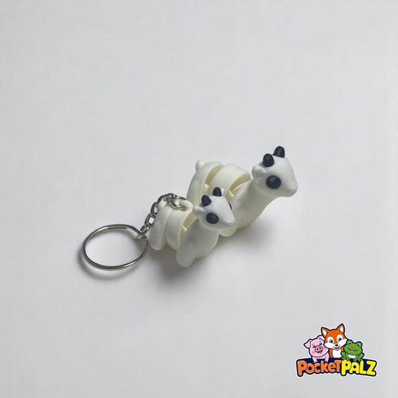 Pocket Palz - 3D Printed Mini Flexi Baby Goat Fidget Toy and Keychain - Picture 1 of 7